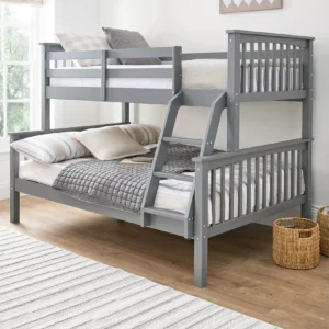 TRIO WOODEN BUNK BED